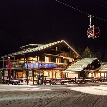 Chalet-Hotel De L'Etape 莱孔塔米讷蒙茹瓦 外观 照片