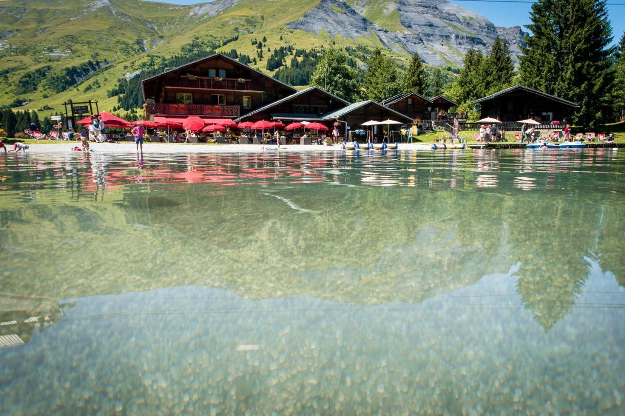 Chalet-Hotel De L'Etape 莱孔塔米讷蒙茹瓦 外观 照片