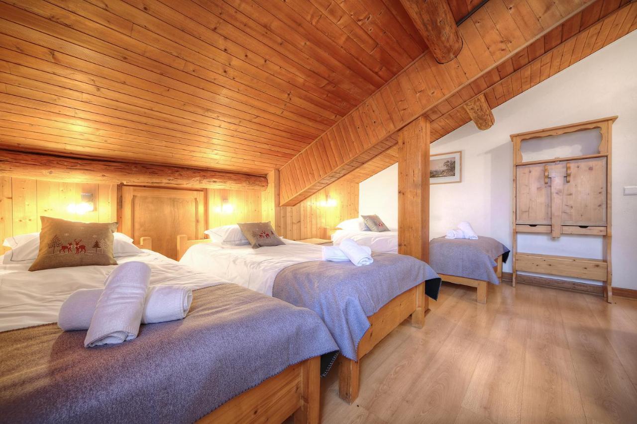Chalet-Hotel De L'Etape 莱孔塔米讷蒙茹瓦 外观 照片